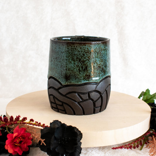 Carved Mug- 12oz